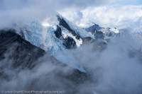 Mt Dechen from Solution Range, Hooker - Landsborough Wilderness Area, Southern Alps, New Zealand.